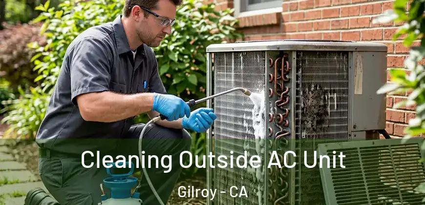  Cleaning Outside AC Unit Gilroy - CA